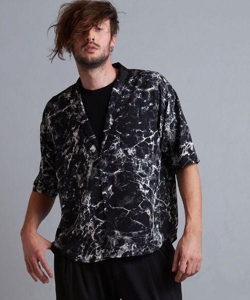 NO ID.(ノーアイディ)の「【NO ID.】Back Tuck Shirt Jacket / バック タック シャツ ジャケット(シャツ/ブラウス・メンズ・その他23/ブラック/ネイビー・ONE SIZE)」の17枚目の写真