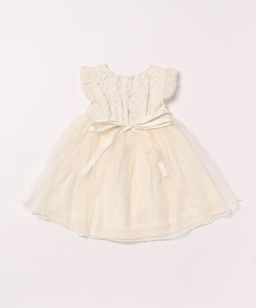 petit mainドレス petit main（プティマイン）の「フラワーチュールワンピース