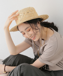 SUBLIME | 【SUBLiME/サブライム】 ex RAFFIA STRAP HAT(ハット)