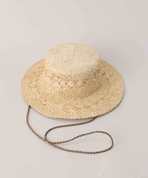 SUBLIME（サブライム）の「【SUBLiME/サブライム】 ex RAFFIA STRAP HAT（ハット・レディース・ベージュ・FREE）」の10枚目の写真