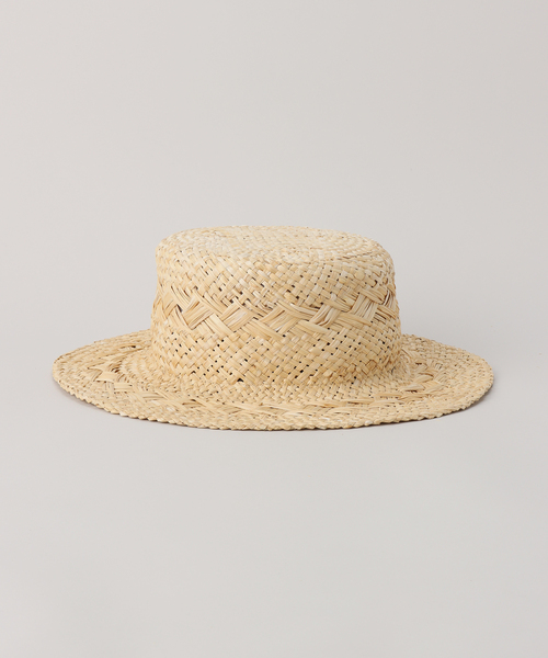 SUBLIME（サブライム）の「【SUBLiME/サブライム】 ex RAFFIA STRAP HAT（ハット・レディース・ベージュ・FREE）」の6枚目の写真