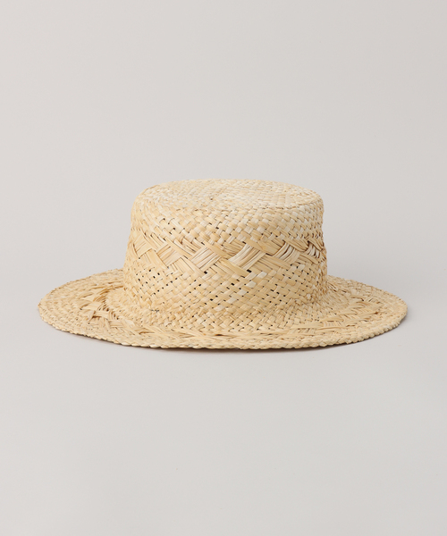 SUBLIME（サブライム）の「【SUBLiME/サブライム】 ex RAFFIA STRAP HAT（ハット・レディース・ベージュ・FREE）」の4枚目の写真