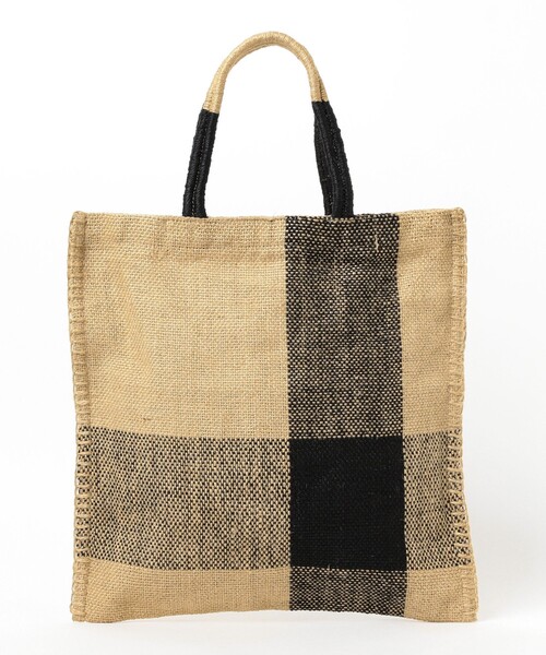 fennica(フェニカ)の「TARANGO / JUTE TOTE BAG ジュート バッグ(トートバッグ・レディース・イエロー/ナチュラル・ONE SIZE)」の5枚目の写真