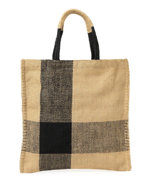 fennica(フェニカ)の「TARANGO / JUTE TOTE BAG ジュート バッグ(トートバッグ・レディース・イエロー/ナチュラル・ONE SIZE)」の3枚目の写真