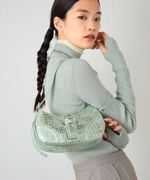 Ray BEAMS | Ray BEAMS / メタリック ベルト バッグ(ハンドバッグ)