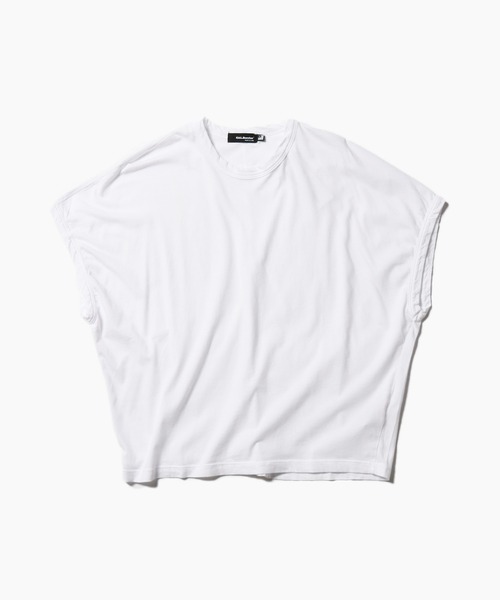 CAL.Berries(カルベリーズ)の「CAL.Berries/カルベリーズ BOXY N/S TEE Tシャツ カットソー(Tシャツ/カットソー・レディース・ホワイト/サンドベージュ/ブラック・S)」の10枚目の写真