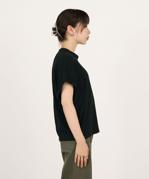 CAL.Berries(カルベリーズ)の「CAL.Berries/カルベリーズ BOXY N/S TEE Tシャツ カットソー(Tシャツ/カットソー・レディース・ホワイト/サンドベージュ/ブラック・S)」の20枚目の写真