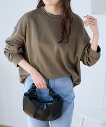 体型カバー ゆるっと オーバーなサイズ感 ベーシック スウェット