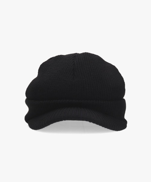 KANGOL(カンゴール)の「KANGOL SLICED PEAK BEANIE(キャップ・レディース・ブラック/オレンジ・ONE SIZE)」の4枚目の写真