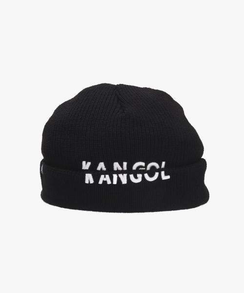KANGOL(カンゴール)の「KANGOL SLICED PEAK BEANIE(キャップ・レディース・ブラック/オレンジ・ONE SIZE)」の6枚目の写真