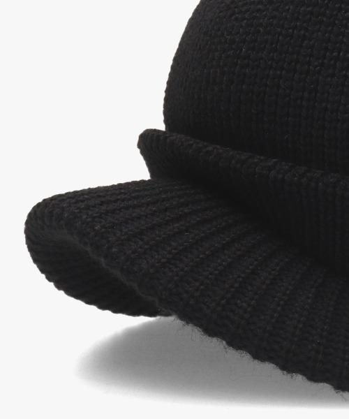 KANGOL(カンゴール)の「KANGOL SLICED PEAK BEANIE(キャップ・レディース・ブラック/オレンジ・ONE SIZE)」の7枚目の写真