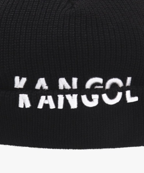 KANGOL(カンゴール)の「KANGOL SLICED PEAK BEANIE(キャップ・レディース・ブラック/オレンジ・ONE SIZE)」の9枚目の写真