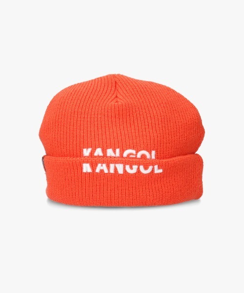 KANGOL(カンゴール)の「KANGOL SLICED PEAK BEANIE(キャップ・レディース・ブラック/オレンジ・ONE SIZE)」の10枚目の写真
