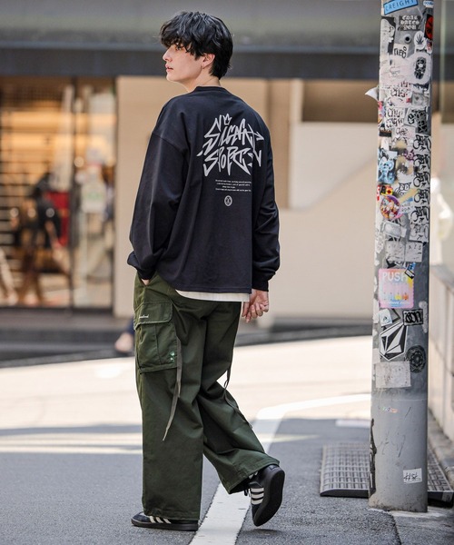 SIGNAL SPORTS(シグナルスポーツ)の「【SIGNAL SPORTS】16/1タギンググラフィックTシャツ(Tシャツ/カットソー・メンズ・ホワイト/ブラック/ブルー・MEDIUM/LARGE)」の6枚目の写真