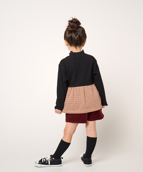 Moujonjon（ムージョンジョン）の「コーデュロイ３分丈スカート付パンツ（その他パンツ・キッズ・ブラウン/マスタード・130/110/120/100/90）」の21枚目の写真