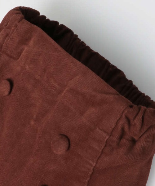 Moujonjon（ムージョンジョン）の「コーデュロイ３分丈スカート付パンツ（その他パンツ・キッズ・ブラウン/マスタード・130/110/120/100/90）」の16枚目の写真