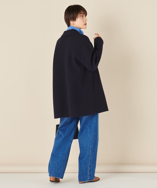 NOLLEY’S（ノーリーズ）の「チェスターコート（チェスターコート・レディース・ベージュ系その他/ネイビー・38）」の3枚目の写真