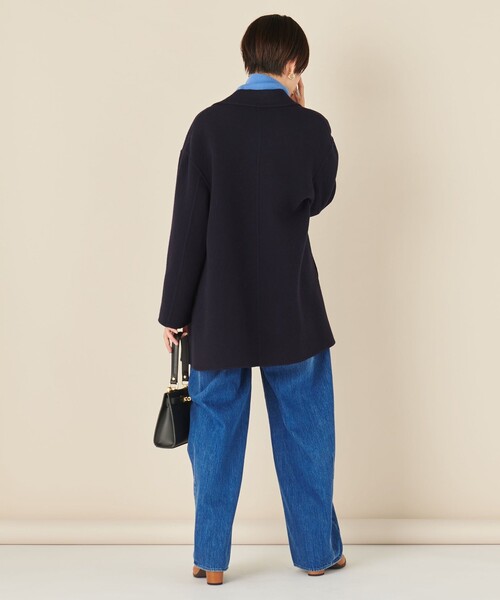 NOLLEY’S（ノーリーズ）の「チェスターコート（チェスターコート・レディース・ベージュ系その他/ネイビー・38）」の4枚目の写真