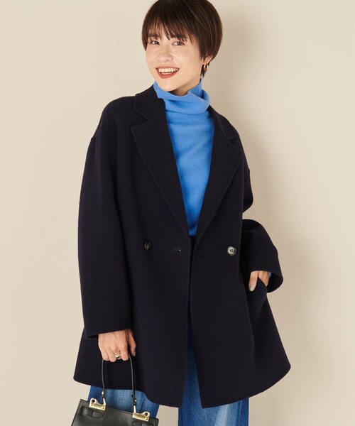 NOLLEY’S（ノーリーズ）の「チェスターコート（チェスターコート・レディース・ベージュ系その他/ネイビー・38）」の7枚目の写真