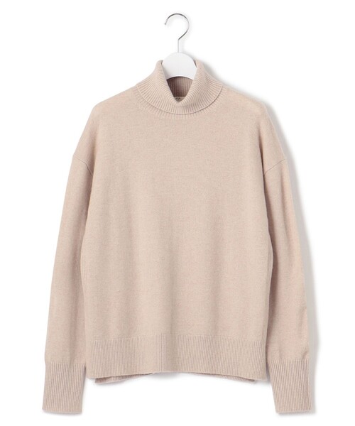 セール】【滝沢眞規子さん着用/洗える】ピュアカシミヤ タートルネック
