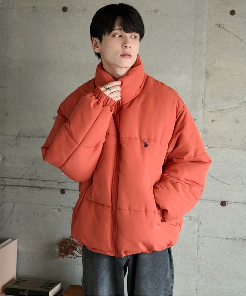 U.S. POLO ASSN.(ユーエスポロアッスン)の「■■■∴WEGO/【WEB限定/Sサイズ新登場/お気に入り登録者数7万人越えの大人気アイテム】U.S. POLO ASSN.別注パデッドジャケット■■■(ダウンジャケット/コート・メンズ・ダークオレンジ/ブラック/ライトグレー/グレー・LARGE/MEDIUM/SMALL)」の12枚目の写真