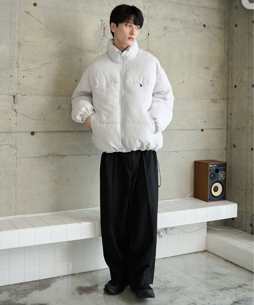 U.S. POLO ASSN.(ユーエスポロアッスン)の「■■■∴WEGO/【WEB限定/Sサイズ新登場/お気に入り登録者数7万人越えの大人気アイテム】U.S. POLO ASSN.別注パデッドジャケット■■■(ダウンジャケット/コート・メンズ・ダークオレンジ/ブラック/ライトグレー/グレー・LARGE/MEDIUM/SMALL)」の17枚目の写真