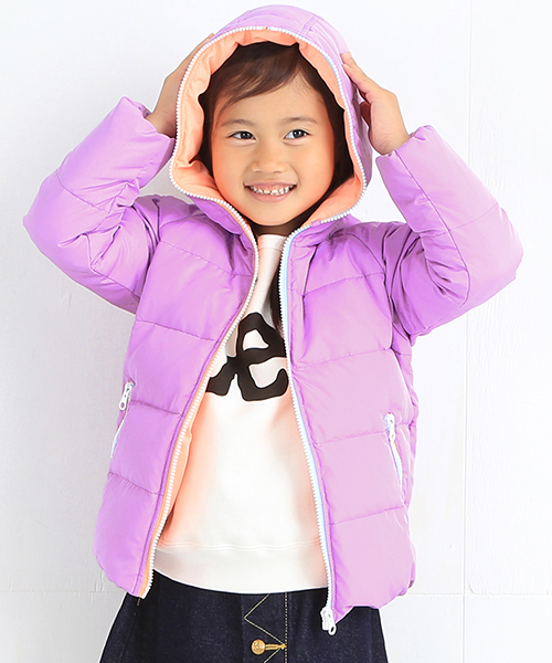 B:MING by BEAMS（ビーミングバイビームス）の「ビーミング by ビームス / フード付きダウンブルゾン 2015（ダウンジャケット/コート・キッズ・グレー/ネイビー/イエロー/ピンク・110/130/100/150/120/140/90）」の15枚目の写真