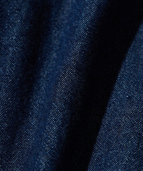 FREAK'S STORE(フリークスストア)の「限定展開 Relax Fit リラックスフィット レギュラーカラー デニムシャツ(シャツ/ブラウス・メンズ・インディゴブルー/ダークインディゴブルー/ブラック系その他/ブラック・MEDIUM/LARGE/SMALL)」の7枚目の写真