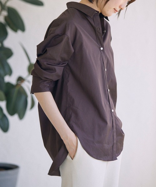BABYLONE（バビロン）の「ベーシックコットンシャツ（シャツ