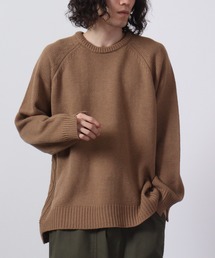バックケーブルラグランアクリルニット