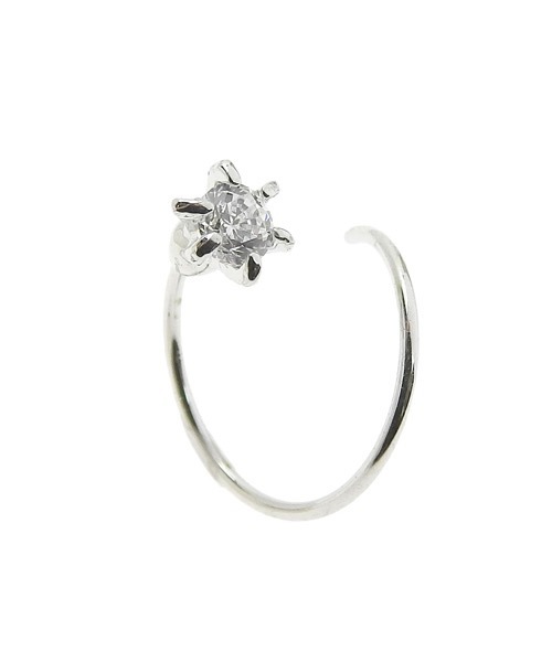 itam(アイタム)の「【itam】アイタム/ キュービックジルコニアスパイラルダブルピアス(ピアス(両耳用)・レディース・シルバー/ゴールド・FREE)」の7枚目の写真