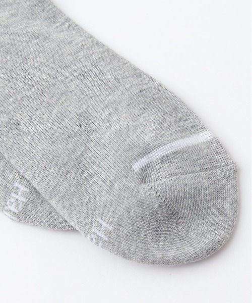 HANES（ヘインズ）の「【HANES/ヘインズ】3P　クォーターレングス　ラインソックス　抗菌防臭機能　ブランドロゴ　3足組（ソックス/靴下・メンズ・ブラック/ホワイト/グレー・MEDIUM）」の13枚目の写真