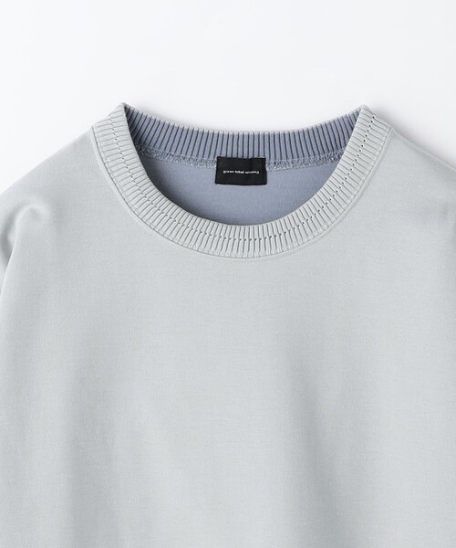 green label relaxing（グリーンレーベルリラクシング）の「Clean ダブルフェイス クルーネック カットソー -抗菌-（Tシャツ/カットソー・メンズ・ネイビー/ピンク/ライトグレー・XXL/S/M/XL/L）」の18枚目の写真
