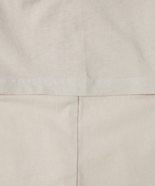 ECOCYCLE(エコサイクル)の「ELEVATED SS TEE_WHITE(サイドシームあり)(Tシャツ/カットソー・メンズ・グレー/グレー系その他2/ホワイト系その他/グレー系その他3・XS/M/S/L/XL/XXL)」の7枚目の写真