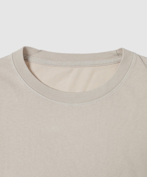 ECOCYCLE(エコサイクル)の「ELEVATED SS TEE_WHITE(サイドシームあり)(Tシャツ/カットソー・メンズ・グレー/グレー系その他2/ホワイト系その他/グレー系その他3・XS/M/S/L/XL/XXL)」の6枚目の写真