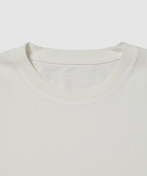 ECOCYCLE(エコサイクル)の「ELEVATED SS TEE_WHITE(サイドシームあり)(Tシャツ/カットソー・メンズ・グレー/グレー系その他2/ホワイト系その他/グレー系その他3・XS/M/S/L/XL/XXL)」の8枚目の写真