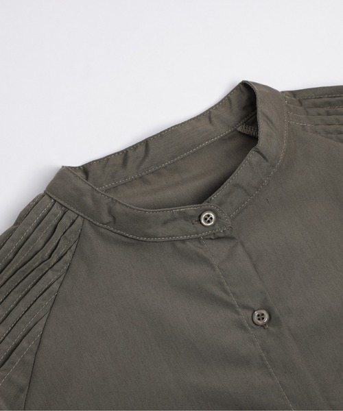 AMELY（エミリー）の「デザイン袖ブラウス（シャツ/ブラウス・レディース・カーキ/ブラック/ホワイト・フリー）」の7枚目の写真