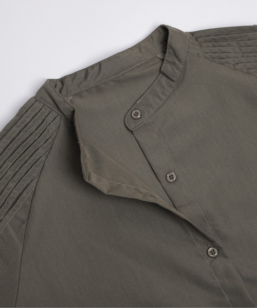 AMELY（エミリー）の「デザイン袖ブラウス（シャツ/ブラウス・レディース・カーキ/ブラック/ホワイト・フリー）」の13枚目の写真