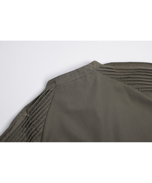 AMELY（エミリー）の「デザイン袖ブラウス（シャツ/ブラウス・レディース・カーキ/ブラック/ホワイト・フリー）」の9枚目の写真