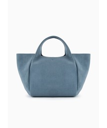 【NEW】EMPORIOARMANI ロゴチャームバスケット織りトートバッグ EMPORIO ARMANI（エンポリオアルマーニ）の「【エンポリオ
