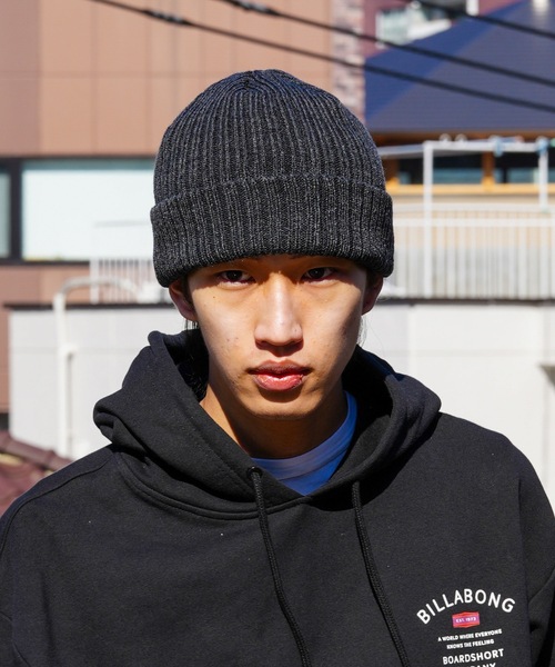 BILLABONG（ビラボン）の「BILLABONG メンズ ARCADE ビーニー 【2023年秋冬モデル】/ビラボンワンポイントニットキャップ・ビーニー（ニットキャップ/ビーニー・メンズ・スミクロ・FREE）」の6枚目の写真