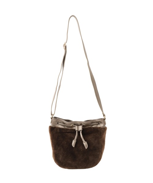 【セール】フェイクファー巾着ポシェット（ショルダーバッグ）｜McGREGOR（マックレガー）