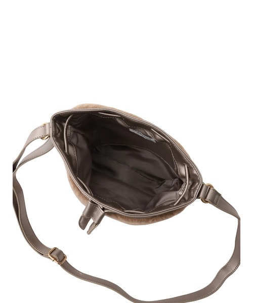 【セール】フェイクファー巾着ポシェット（ショルダーバッグ）｜McGREGOR（マックレガー）