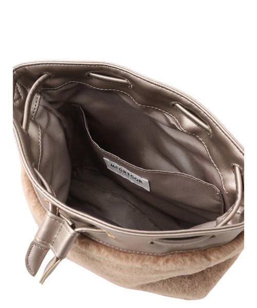 【セール】フェイクファー巾着ポシェット（ショルダーバッグ）｜McGREGOR（マックレガー）