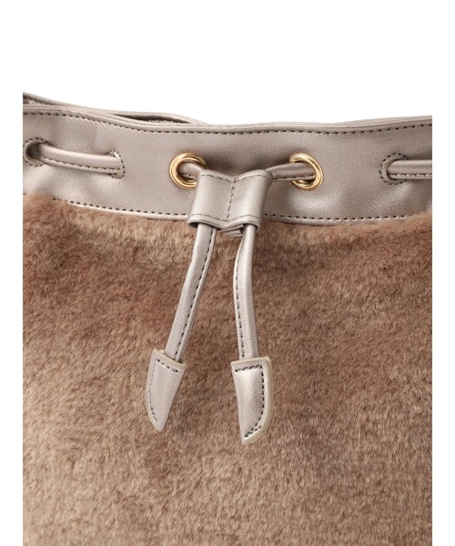 【セール】フェイクファー巾着ポシェット（ショルダーバッグ）｜McGREGOR（マックレガー）