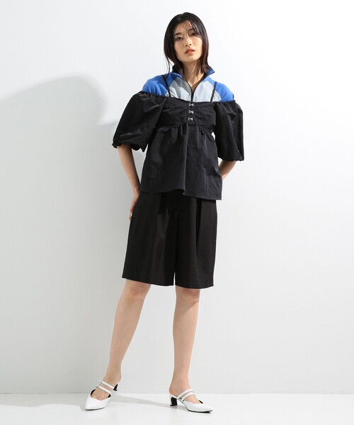 Ray BEAMS（レイビームス）の「Ray BEAMS / ポインテッド ベルト ミュール（サンダル・レディース・ブラック・23.5cm/24.0cm/23.0cm/24.5cm/25.0cm）」の3枚目の写真