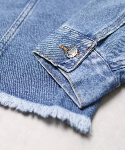 CIMARRON(シマロン)の「■CIMARRON JEANS■ デニムジャケット(デニムジャケット・レディース・ブルー/ネイビー・MEDIUM)」の10枚目の写真