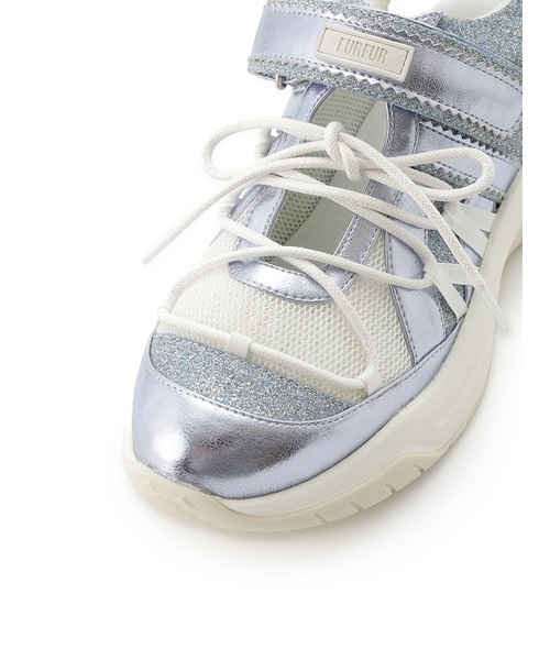 FURFUR（ファーファー）の「スニーカーサンダル（サンダル・レディース・ブラック/ブルー/シルバー・36/37/38）」の19枚目の写真