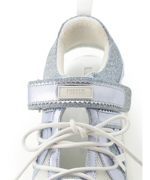 FURFUR（ファーファー）の「スニーカーサンダル（サンダル・レディース・ブラック/ブルー/シルバー・36/37/38）」の21枚目の写真
