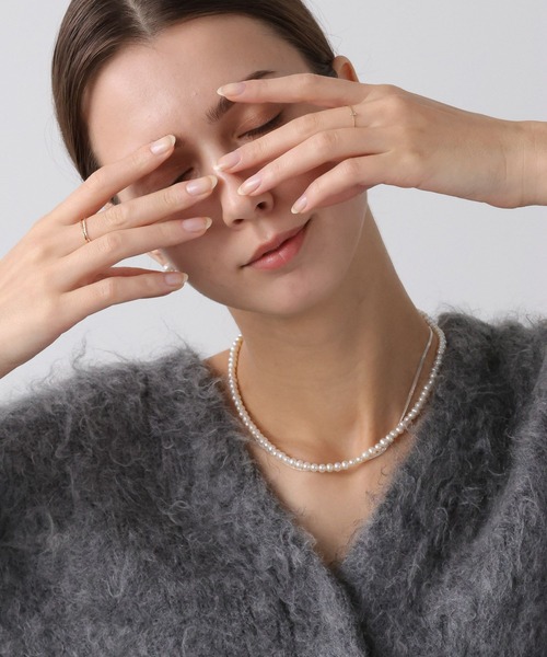 PAS TIERRA（パティエラ）の「【Maris】淡水パールネックレス（ネックレス・レディース・イエローゴールド・FREE）」の10枚目の写真